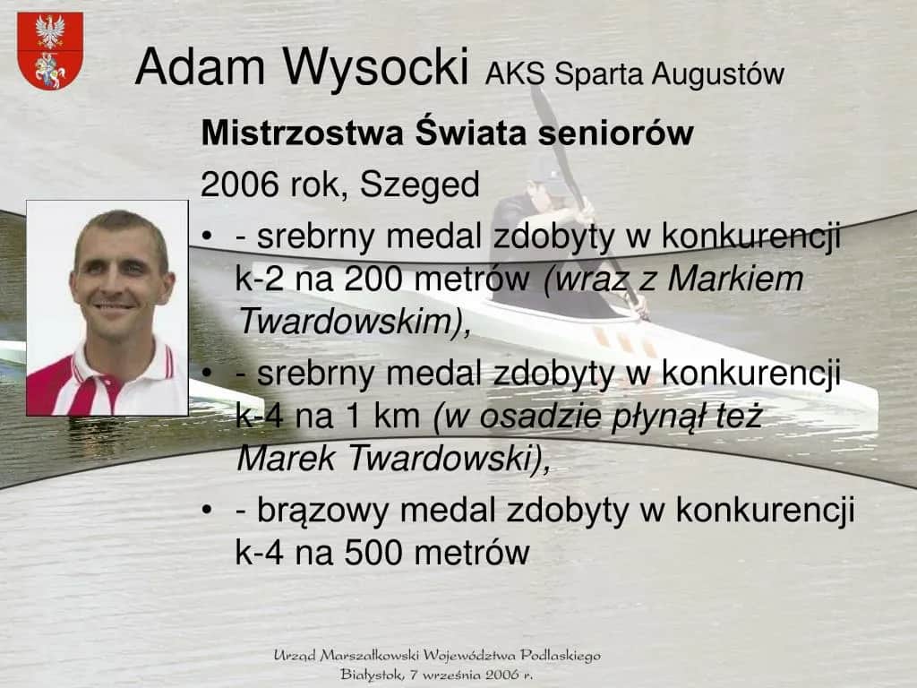 Adam Wysocki: Partner Marka Twardowskiego i jego sukcesy